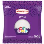 Açúcar Cristal Branco Mil Cores 300g - Mavalério