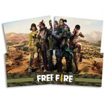 Painel 4 Lâminas Free Fire - Festcolor - 1Un