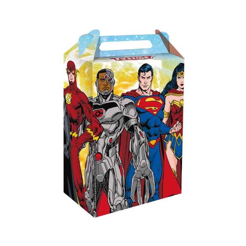 Caixa Surpresa Liga da Justiça Ilustrada - Festcolor - 08Un