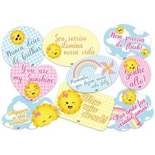Kit Placas Raio de Sol  - Festcolor - 09Un