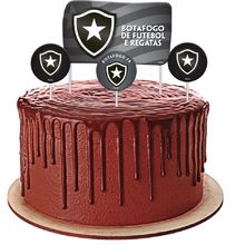 Topper para Bolo Botafogo - Festcolor - 04Un