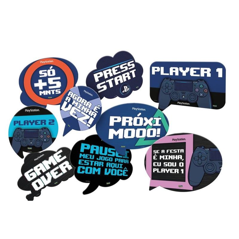 Kit Placas PlayStation - Festcolor - 09Un