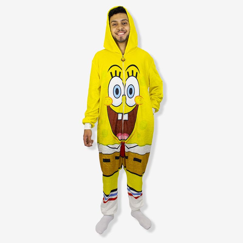 Macacão Kigurumi Bob Esponja  P
