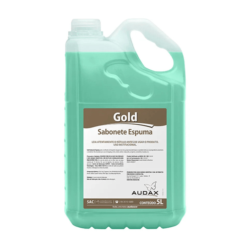 AUDAX SABONETE ESPUMA ERVA DOCE GOLD C/5LT