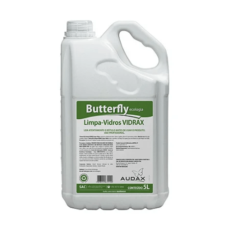 AUDAX LIMPA VIDROS BUTTERFLY (VIDRAX) C/5LT