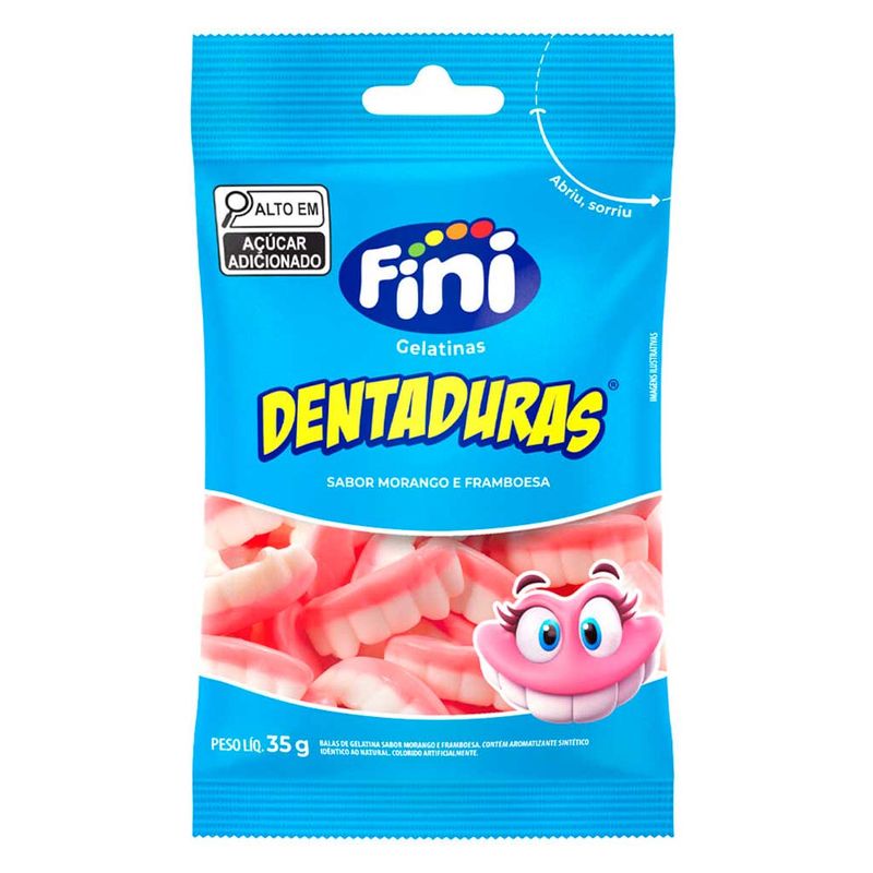 Bala de Gelatina Dentaduras 350g - Fini