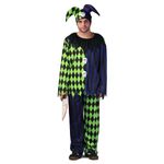 Fantasia Palhaço Do Terror Adulto Com Chapéu Halloween  P