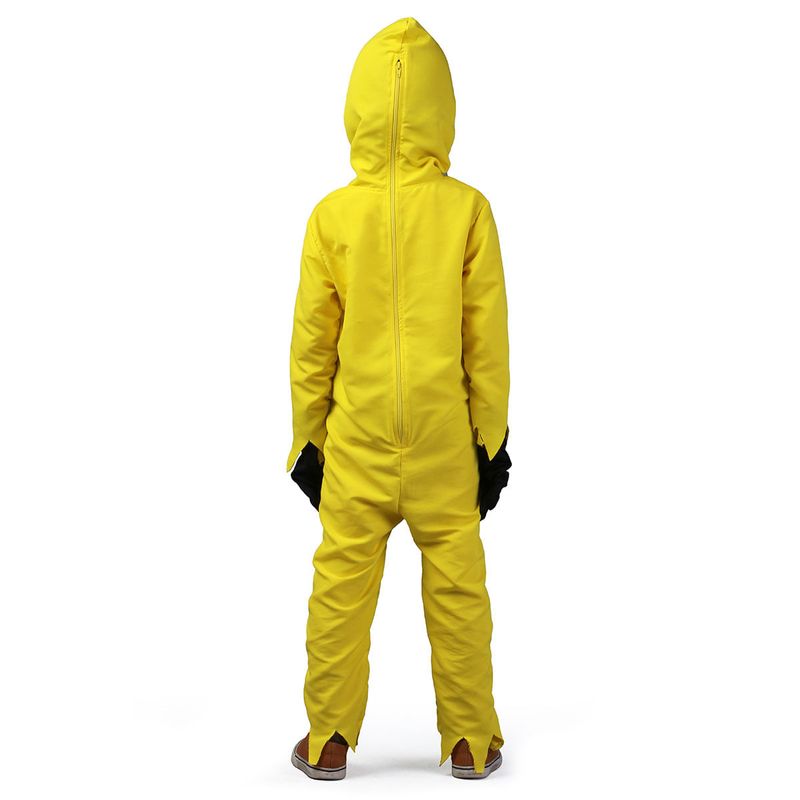 Fantasia De Halloween Infectado Infantil Macacão Com Capuz M