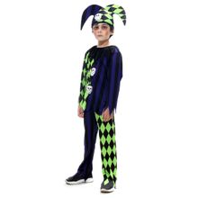 Fantasia Palhaço Do Terror Infantil Com Chapéu Halloween