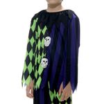 Fantasia Palhaço Do Terror Infantil Com Chapéu Halloween G