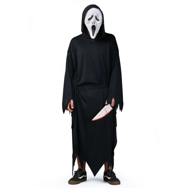 Fantasia Pânico Premium Adulto Máscara Halloween Abrakadabra GG