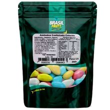 Amêndoa Confeitada Colorida 250g - Brasil Frutt