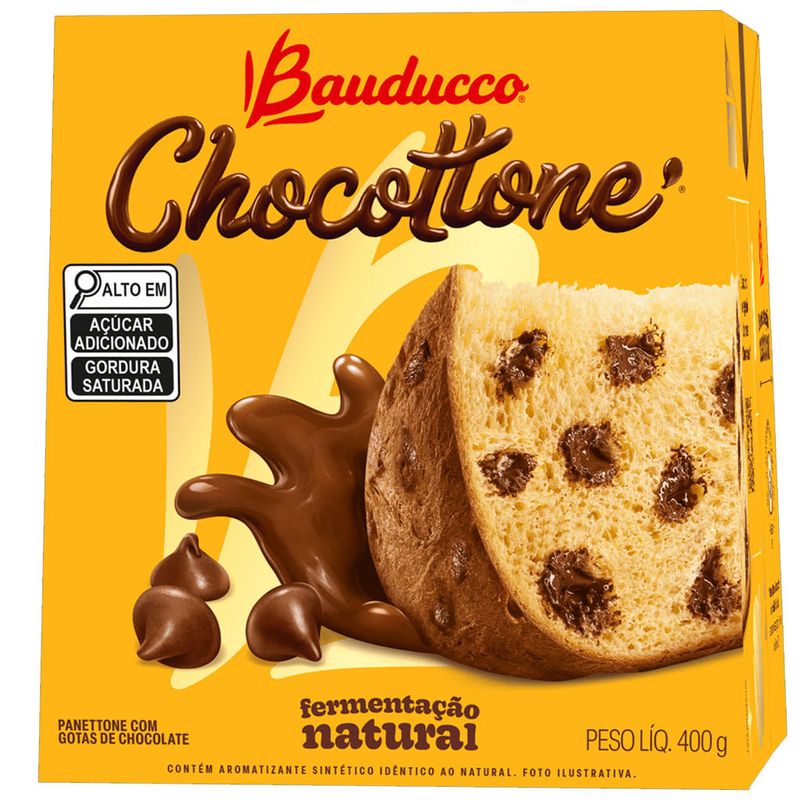 Chocottone Gotas de Chocolate 400g - Bauducco