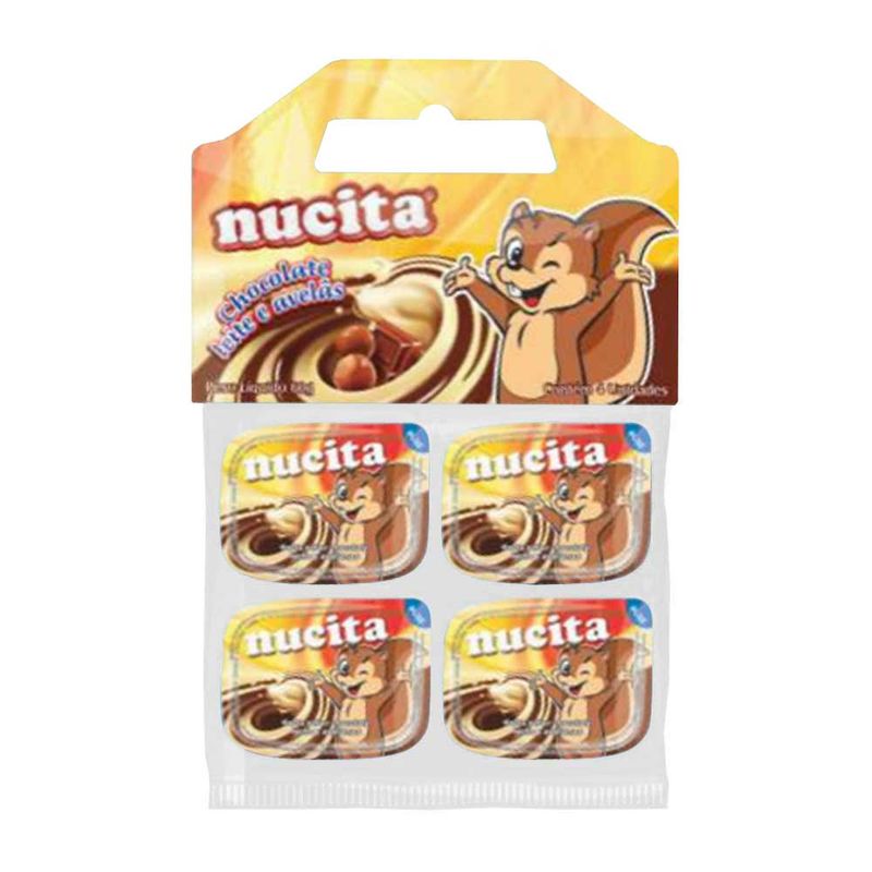Creme Chocolate com Avelã e Leite Bicolor c/4 - Nucita