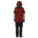 Fantasia Lobisomen Masculino Adulto Macacão Capuz Halloween P