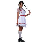 Fantasia Annabelle Adulto Feminino Boneca Do Mal Halloween PP