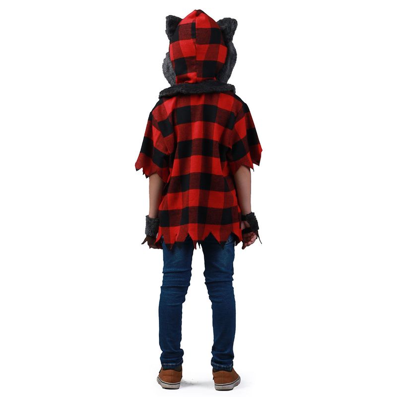 Fantasia Lobisomen Masculino Infantil Macacão Halloween G