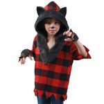Fantasia Lobisomen Masculino Infantil Macacão Halloween G