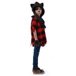 Fantasia Lobisomen Masculino Infantil Macacão Halloween G