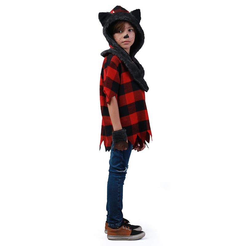 Fantasia Lobisomen Masculino Infantil Macacão Halloween G
