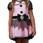 Fantasia Boneca Do Mal Rosa Infantil Halloween Abrakadabra P