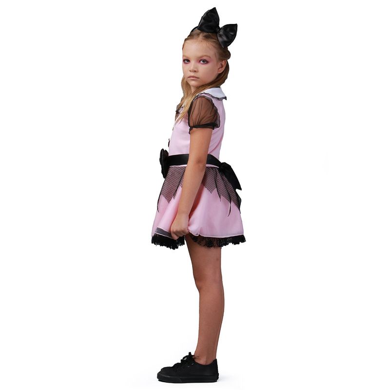 Fantasia Boneca Do Mal Rosa Infantil Halloween Abrakadabra P