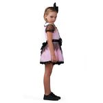 Fantasia Boneca Do Mal Rosa Infantil Halloween Abrakadabra P