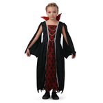 Fantasia Vampira Vitoriana Infantil Halloween Abrakadabra P