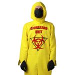 Fantasia De Halloween Infectado Adulto Macacão Com Capuz M