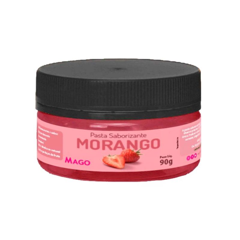 Pasta Saborizante Morango 90g - Mago