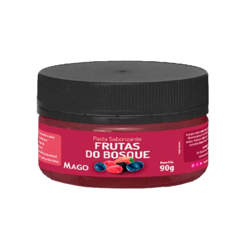 Pasta Saborizante Frutas do Bosque 90g - Mago