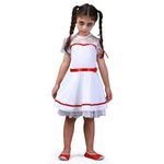 Fantasia Annabelle Infantil Feminino Boneca Do Mal Halloween G