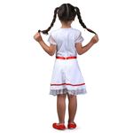 Fantasia Annabelle Infantil Feminino Boneca Do Mal Halloween G