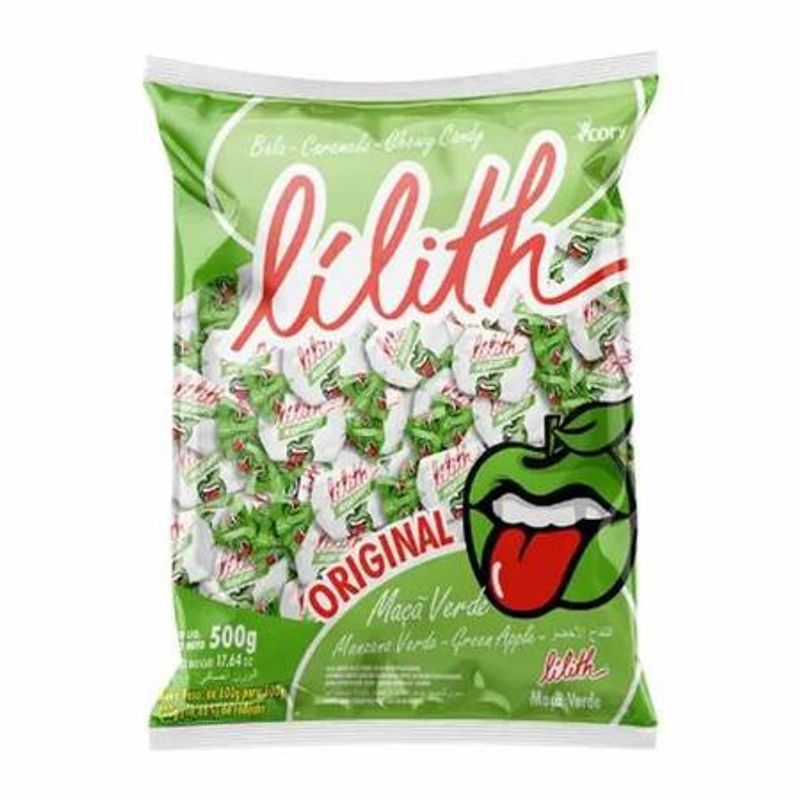 Bala Mastigável Lilith Maçã Verde 500g - Cory