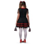 Fantasia Zombie Cheer Líder de Torcida Adulto Halloween G