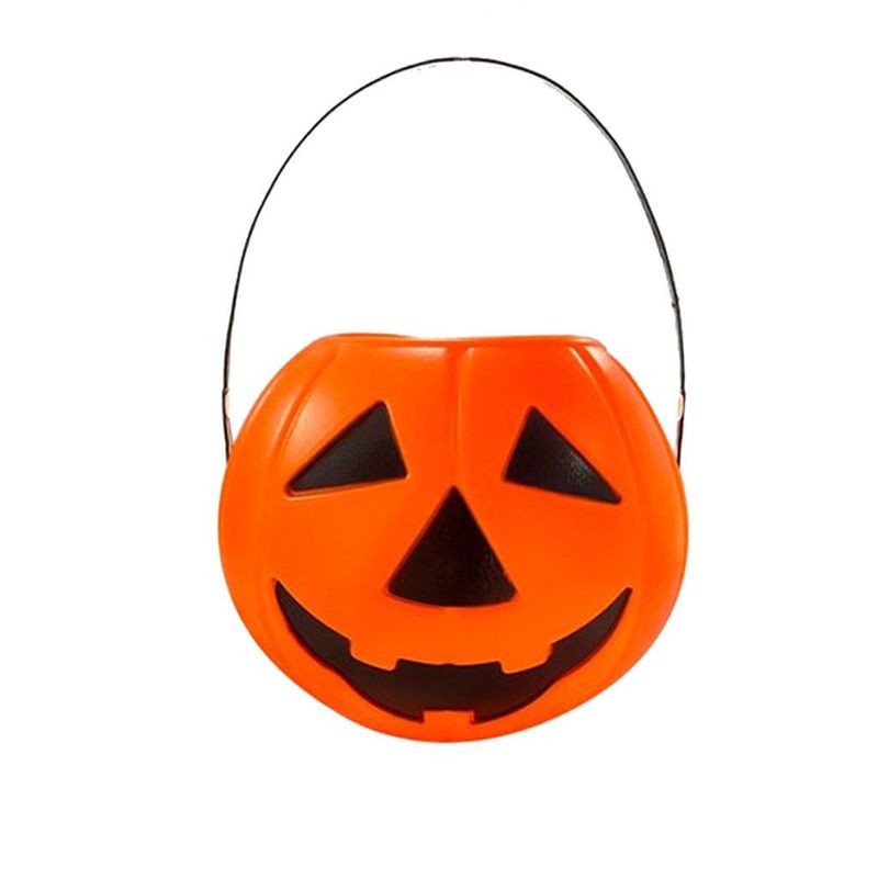 Halloween Enfeite Balde Abóbora Ref.H002 - Silverplastic