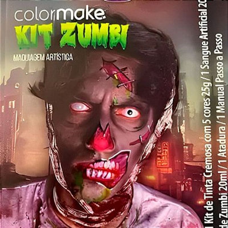 Halloween - Maquiagem Zumbi 