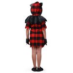 Fantasia Lobisomen Feminino Infantil Macacão Capuz Halloween P