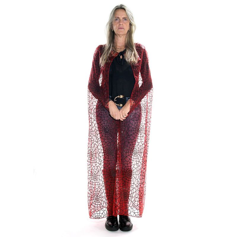 Capa Vermelha Adulto - Halloween Médio