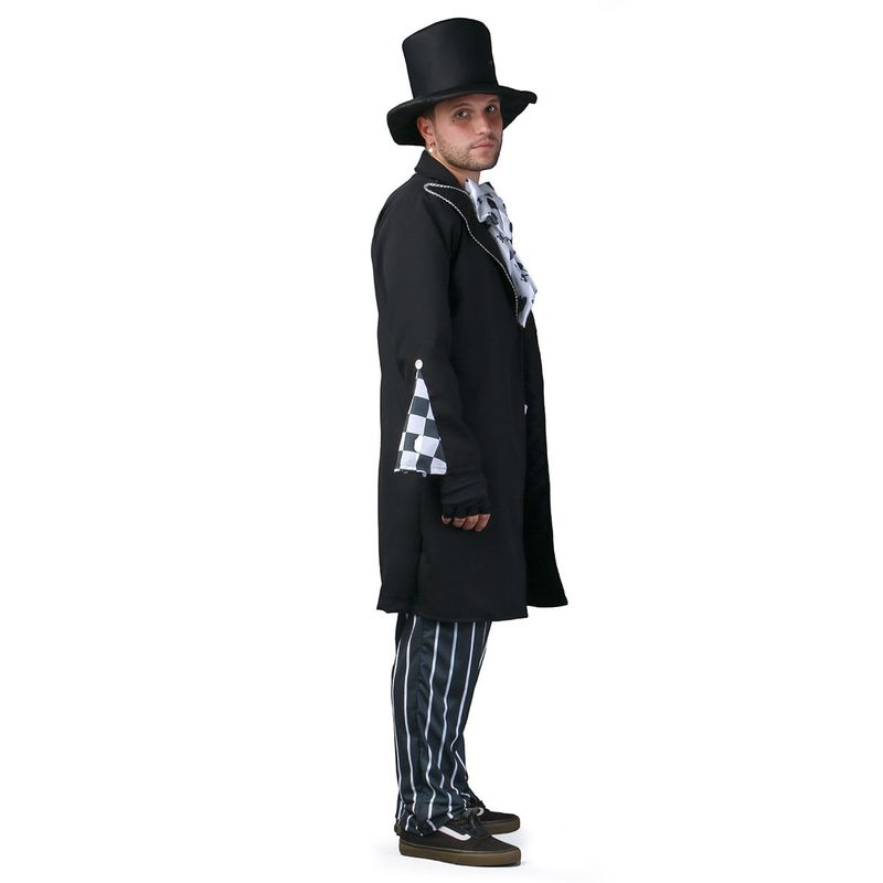 Fantasia Chapeleiro Maluco Adulto Com Macacão Halloween P