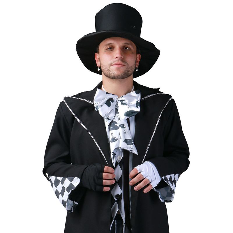 Fantasia Chapeleiro Maluco Adulto Com Macacão Halloween P