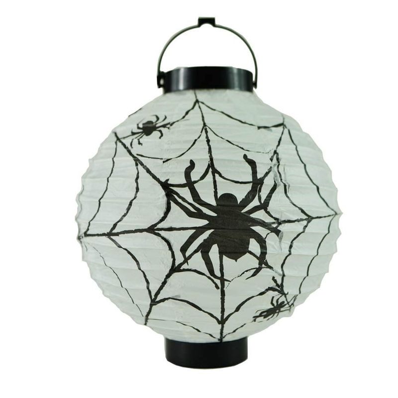 Lanterna Redonda Luminosa Halloween 19cm - Modelos Variados