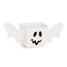 Halloween - Cachepot Fantasma Halloween 8x8x7 - 8 Un