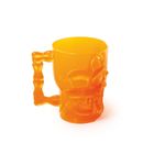 Halloween - Caneca com Rosto Caveira Laranja