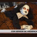 Boneca Halloween Samara com Led, Som e Movimento - 76 x 35 x 27 cm - 1 Un