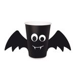 Halloween - Copo de Papel 240ml Morcego 08 Un