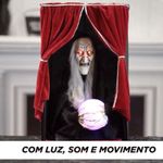 Boneco Som e Movimento - Bruxa Cigana na Tenda