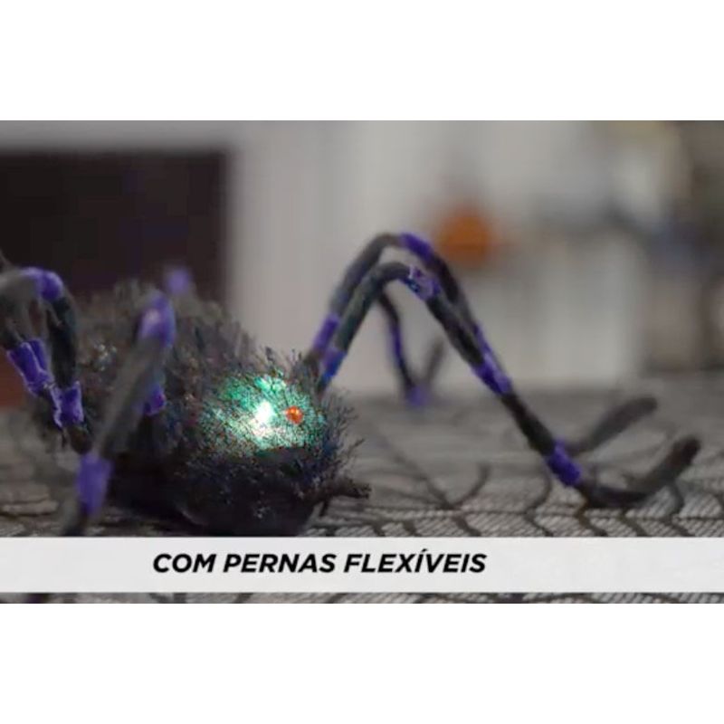 Aranha Decorativa - com Led Sortida