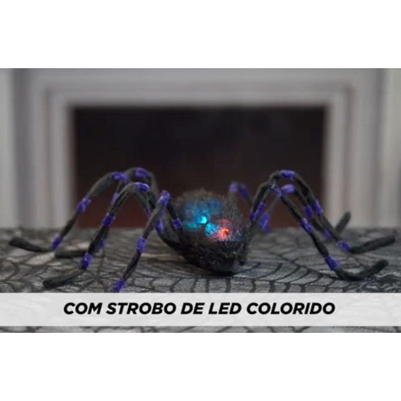 Aranha Decorativa - com Led Sortida