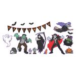 Kit de Painéis em Cartonado para Festa Decoração Halloween